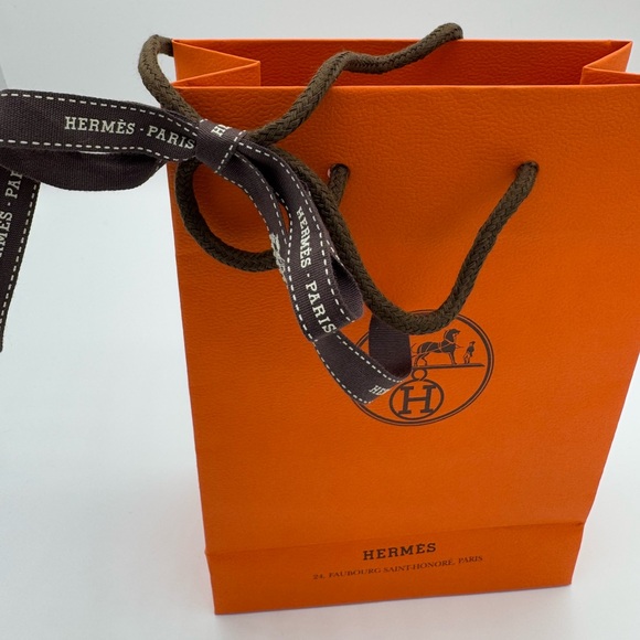 💞Authentic💞Hermes Small Shopping Bag with ribbon. - Picture 5 of 10